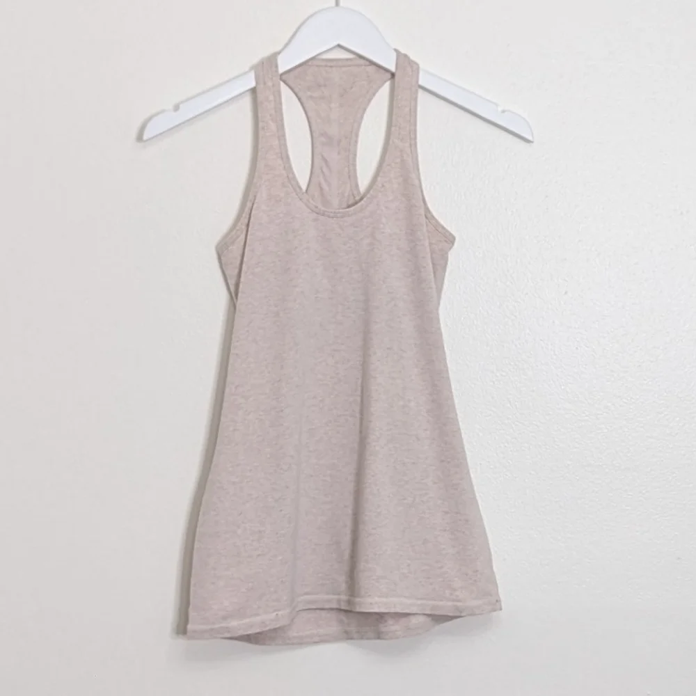 Lululemon Tank Small Cream Wunderlust 2013 Racerback Cinched